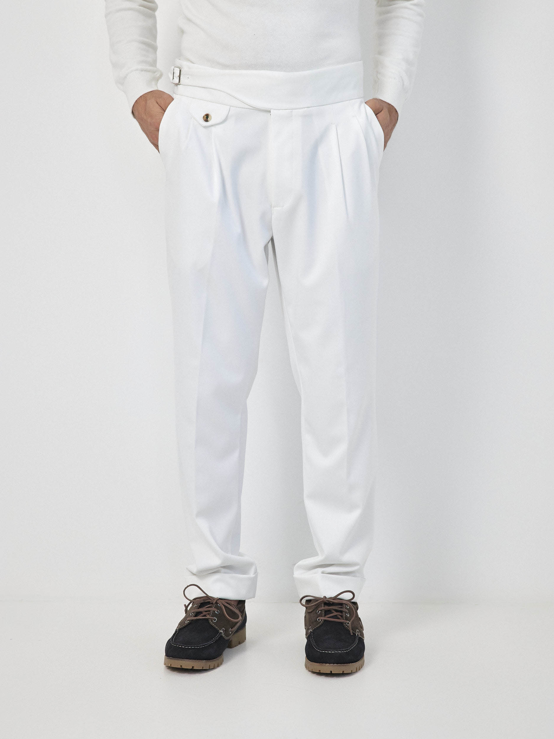 מכנסיים לופר חגורה